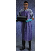 Ansell Edmont 56-001-33X44 Ansell 33" X 44" Blue CPP 8 mil Vinyl Chemical Protection Apron With Sewn Edge